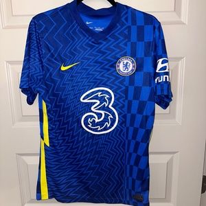 Mens Nike Authentic Chelsea 2021-2022 Home Jersey Size Medium